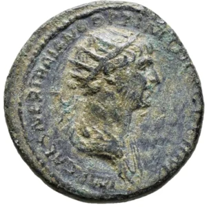 TRAJAN (98-117). Semis. Rome. for circulation in Syria.