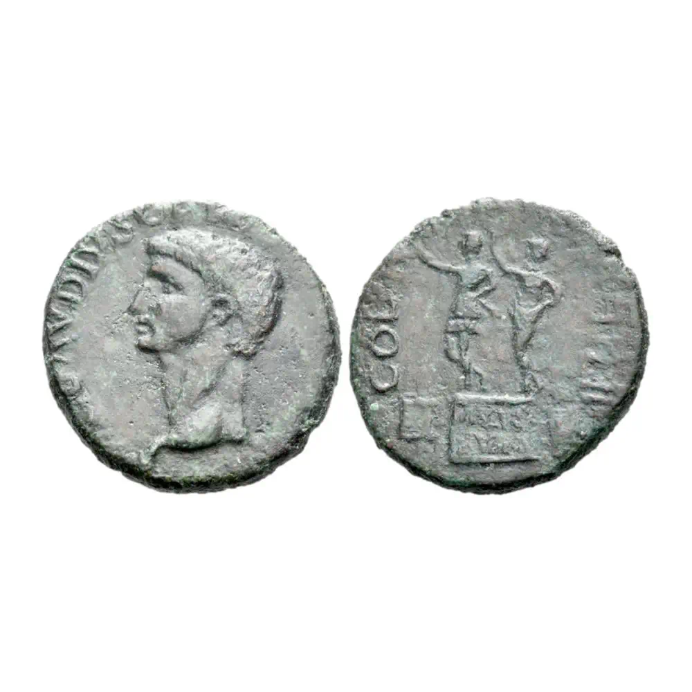 Claudius provincial bronze.
